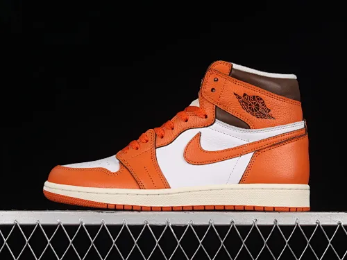 All categories Air Jordan Jordan series basketball shoes Air Jordan 1 High Pure original version Air Jordan 1 High OG "Starfish" AJ1 Joe 1 Hermes Orange high-top basketball shoes DO9369-101